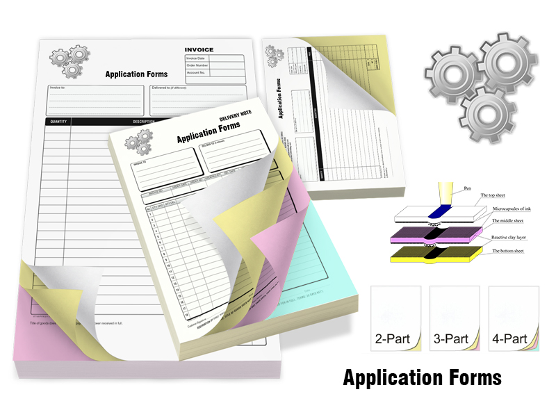 Custom Application Forms printing Dubai Custom Application Forms printing Dubai