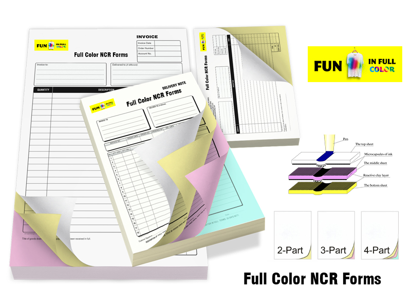 Custom Full Color Carbonless Forms printing Dubai Custom Full Color Carbonless Forms printing Dubai