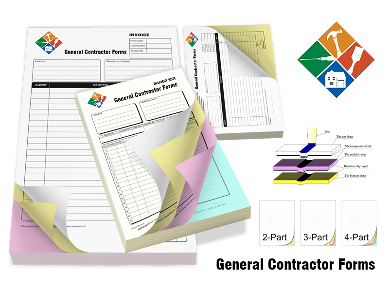 Custom General Contractor Forms printing Dubai Custom General Contractor Forms printing Dubai