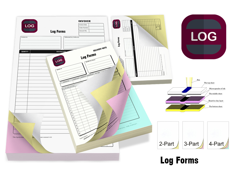 Custom Log Forms printing Dubai