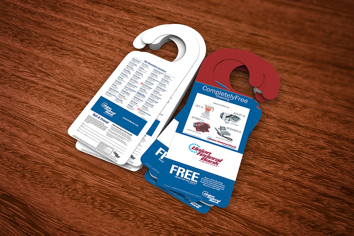 Custom Custom Door Hangers printing Dubai Custom Custom Door Hangers printing Dubai