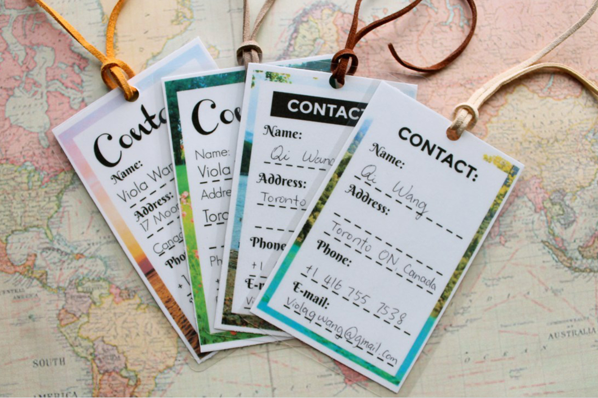 Custom Luggage Tags printing Dubai Custom Luggage Tags printing Dubai